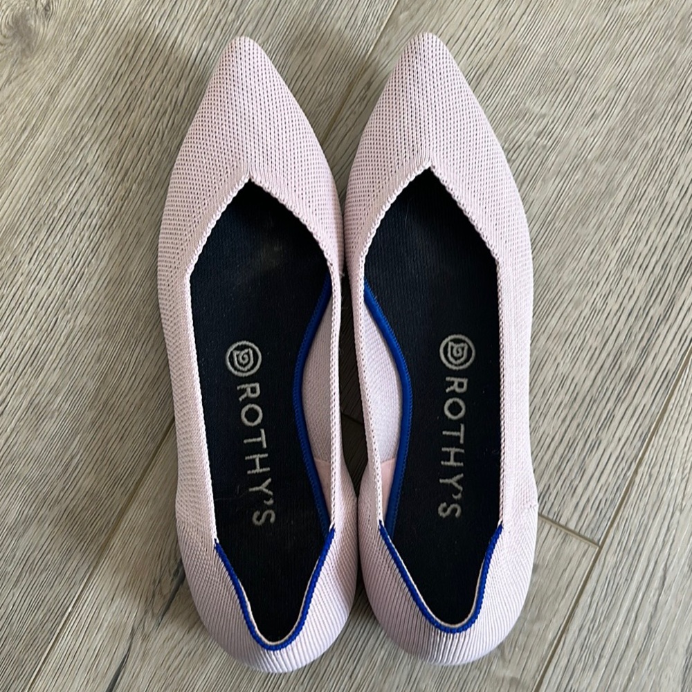 Rothy’s Ballet Pink Flats - Size 8